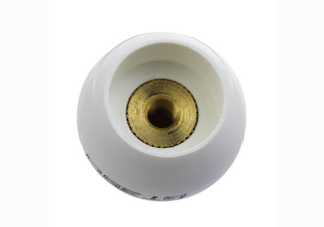 2015-2019 Mustang GT350 White 6-Speed Shift Knob - View 3 | Dirty Garage