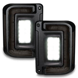 2007-2017 Wrangler JK Flush Mount LED Tail Lights Tinted - View 2 | Dirty Garage