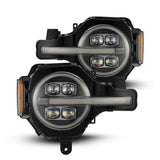 2021-2025 Bronco Nova-Series LED Projector Black Headlights - View 3 | Dirty Garage