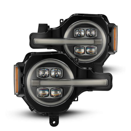 2021-2025 Bronco Nova-Series LED Projector Black Headlights - View 3 | Dirty Garage