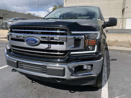 2018-2020 F-150 Luxx-Series Projector Headlights Alpha Black - View 5 | Dirty Garage