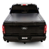 2015-2025 F-150 5.5ft Bed Electric Retractable Tonneau Cover - Black - View 2 | Dirty Garage
