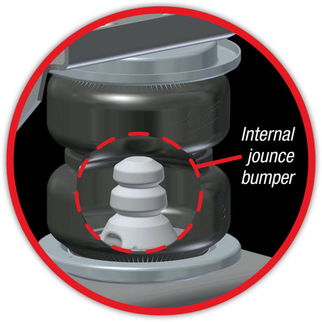 Universal Replacement Air Spring Loadlifter 5000 Ultimate Bellows Type with Internal Jounce Bumper - View 6 | Dirty Garage