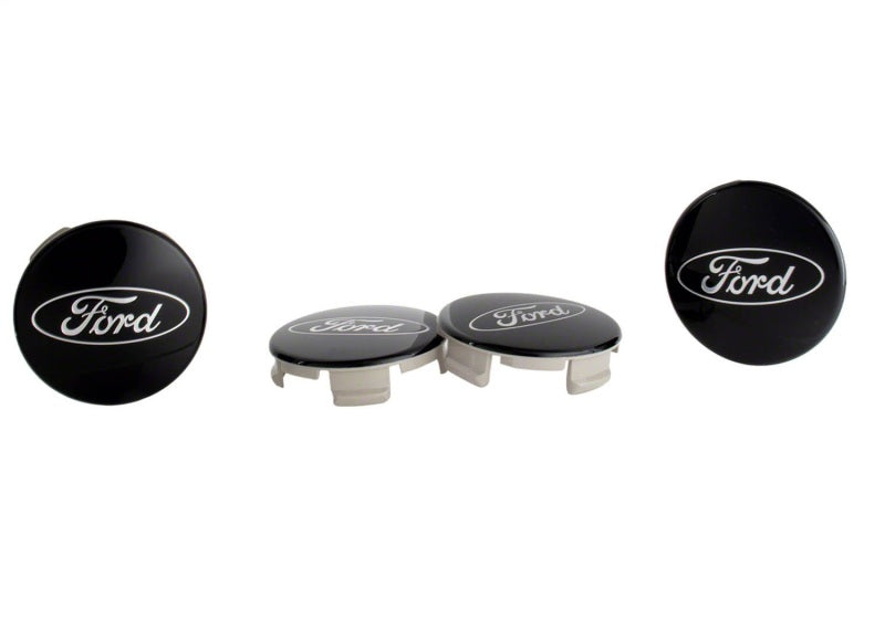 Universal Ford Truck/SUV Black And Chrome Wheel Center Cap Kit - View 4 | Dirty Garage