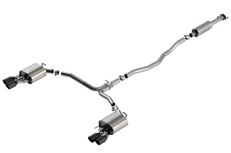 Borla 18-20 Toyota Camry XSE 3.5in Tip Dual Split Rear Exit Cat Back S-Type Exhaust Black Chrome | Dirty Garage