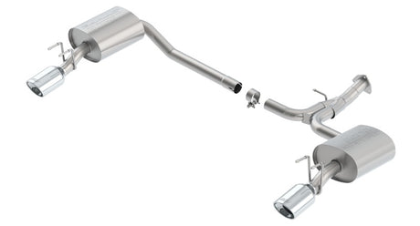 Borla 16-17 Honda Accord Axle-Back S-Type Exh 2.25in To Muffler Dual 2.0in Out 4.25in x 3.5in Tip - View 2 | Dirty Garage