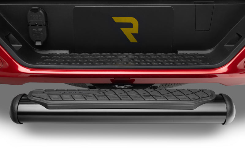 Go Rhino 4in Oval Hitch Step - Black - View 3 | Dirty Garage