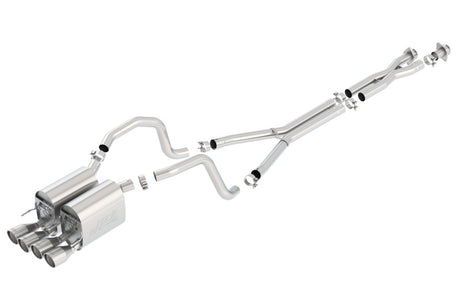 Borla 05-08 Chevrolet Corvette Coupe/Conv 6.0L/6.2L 8cyl 4spd/6spd RWD inS-Type IIin Catback Exhaust - View 2 | Dirty Garage