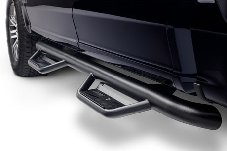 2015-2017 F-150 SuperCrew Black 3" Podium Cab Length Steps - View 3 | Dirty Garage