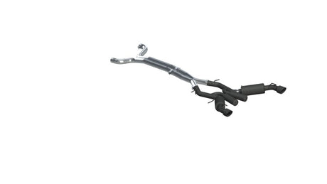 2016-2019 GM Camaro SS 3" Dual Cat Back 4.5" Tips Black Non NPP | Dirty Garage