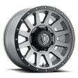 Universal Compression HD 18x9 8x170 6mm Offset 5.25" BS Titanium Wheel | Dirty Garage