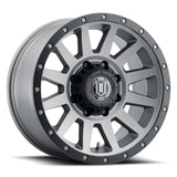 Universal Compression HD 18x9 8x170 6mm Offset 5.25" BS Titanium Wheel | Dirty Garage