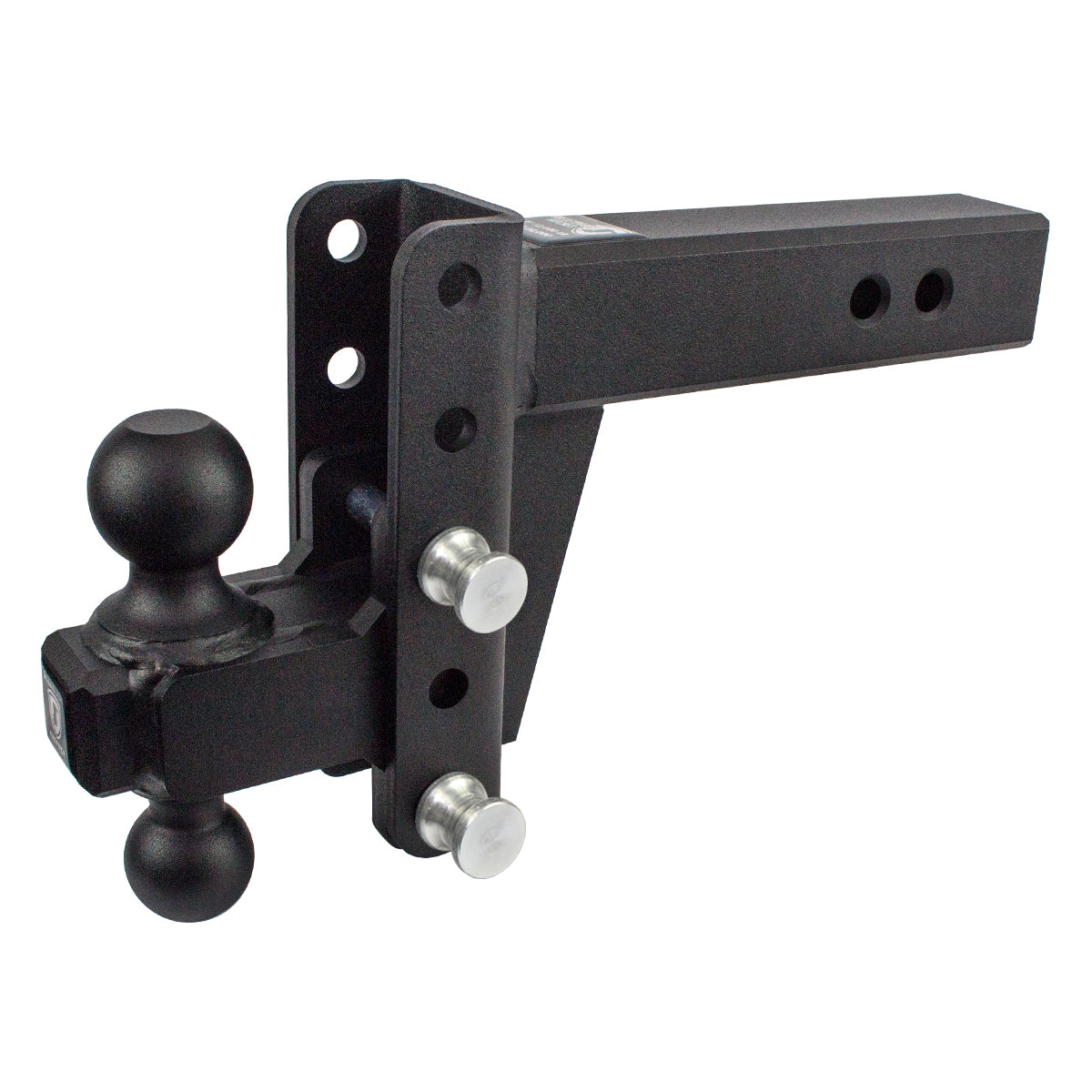 Universal 2.5 Heavy Duty 4 Drop Rise Hitch | Dirty Garage