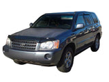 2001-2007 Highlander Ventvisor Outside Mount Window Deflectors 4-Piece Smoke - View 3 | Dirty Garage