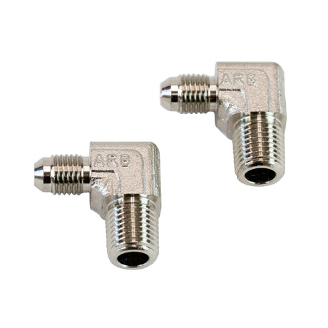 90 Elbow JIC-4(M) 1/4 NPT(M) 2-Pack | Dirty Garage