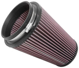 Universal Clamp-On Air Filter 5in FLG/6-1/2in B/4-3/8in T/8-3/4in H | Dirty Garage