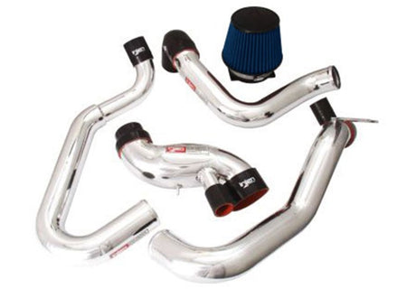 2003-2007 Lancer Evolution L4-2.0L(T) Cast Aluminum Intake System w Full Intercooler Piping Polished Short Ram Int | Dirty Garage