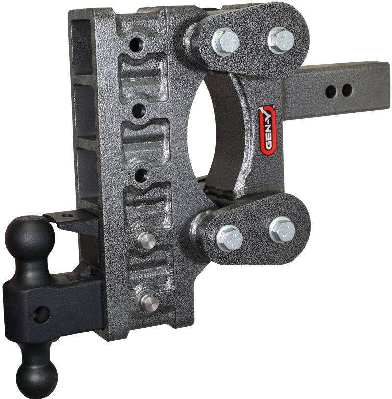 Gen-Y The Boss Torsion-Flex 2.5in Shank 9in Drop 21K Hitch w/GH-061 Dual-Ball/GH-062 Pintle Lock | Dirty Garage
