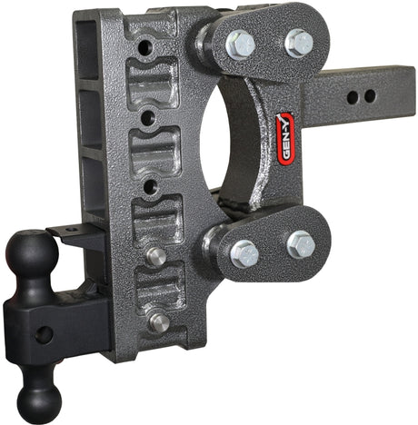 Gen-Y The Boss Torsion-Flex 2.5in Shank 9in Drop 21K Hitch w/GH-061 Dual-Ball/GH-062 Pintle Lock | Dirty Garage