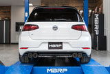 2015-2019 VW Golf R 3" T304 Cat Back Exhaust Carbon Fiber Tips - View 4 | Dirty Garage