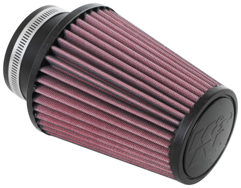 Universal Clamp-On Air Filter 3in Flange ID x 5in Base OD x 3.5in Top OD x 6in Height | Dirty Garage