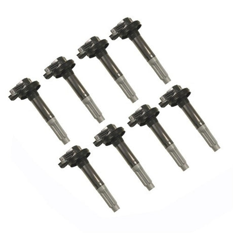 Universal Coyote 5.0L V8 (Fits 2/24/16 And Later Mustang GT/F-150 4V Ti-VCT) Ignition Coil Set - View 3 | Dirty Garage