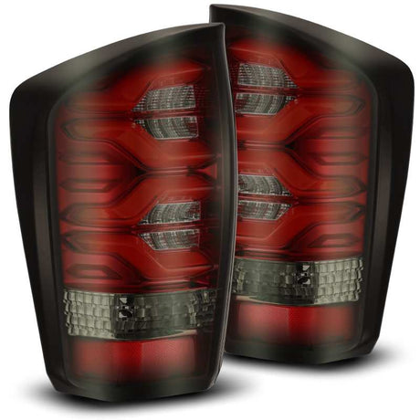 2016-2023 Tacoma Pro-Series LED Tail Lights Red Smoked - View 2 | Dirty Garage