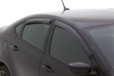 2013-2016 Dart Ventvisor Outside Mount Window Deflectors 4-Piece Smoke - View 3 | Dirty Garage