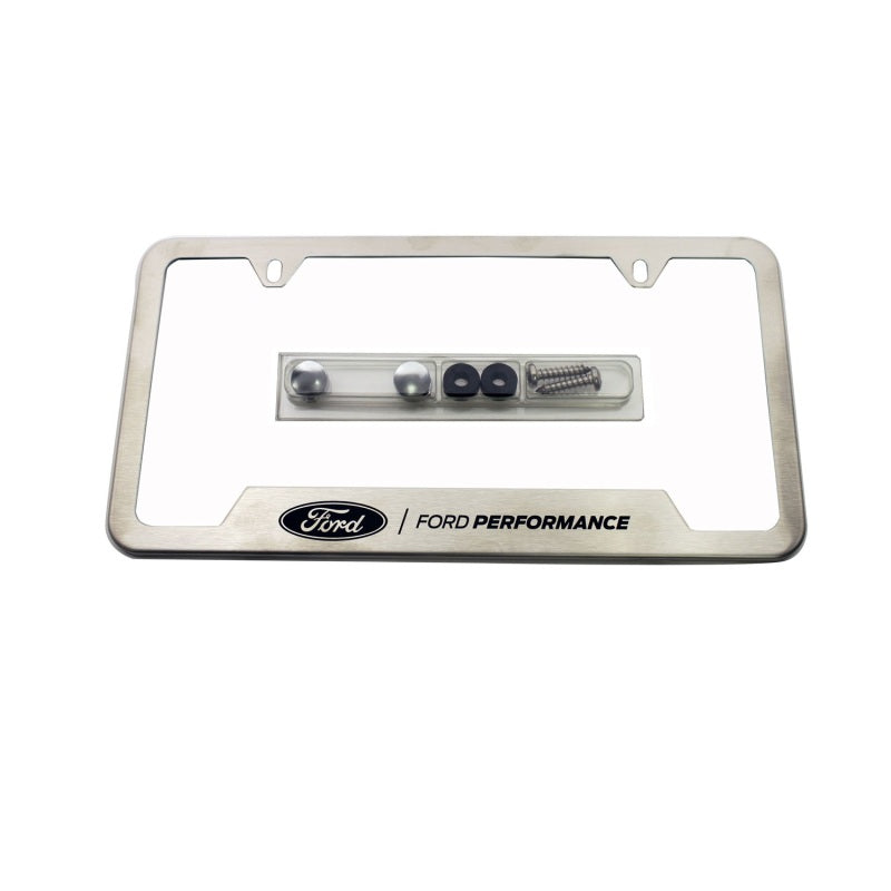 Universal Stainless Steel Ford Performance License Plate Frame | Dirty Garage