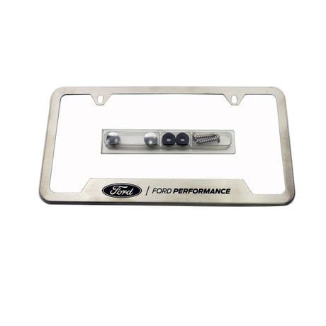 Universal Stainless Steel Ford Performance License Plate Frame | Dirty Garage