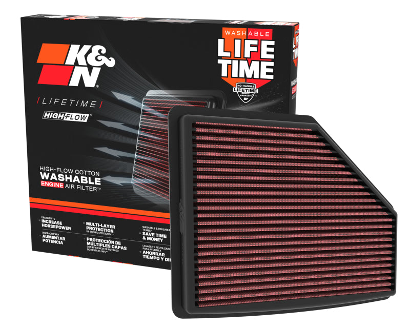 2021-2022 TLX V6 3.0L Replacement Air Filter - View 3 | Dirty Garage