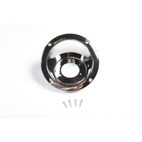 Rugged Ridge 97-06 Jeep Wrangler Chrome Gas Tank Filler Bezel | Dirty Garage