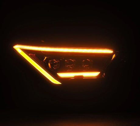 2024-2025 Tacoma Nova-Series Projector Headlights Pair Black w Activation Light - View 2 | Dirty Garage