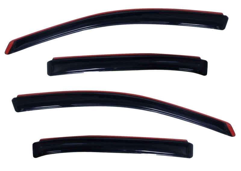 2010-2018 Taurus Front and Rear Window Deflectors Smoke 4-Piece | Dirty Garage