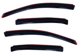 2010-2018 Taurus Front and Rear Window Deflectors Smoke 4-Piece | Dirty Garage