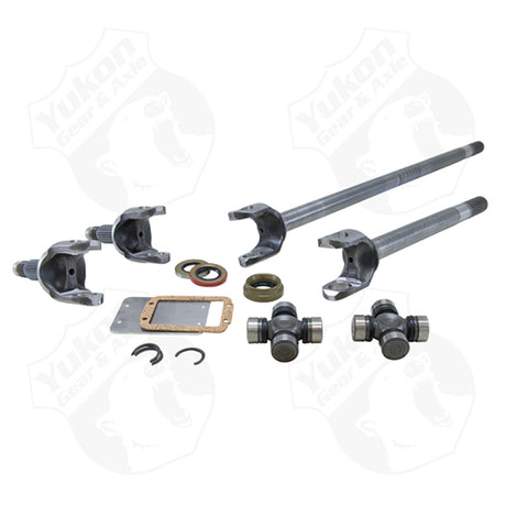 1984-2006 Dana 30 Front Axle Shaft Assembly 27 Spline Chromoly (YA W24110) | Dirty Garage