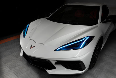 2020-2025 Corvette C8 RGB+A Headlight DRL Upgrade Kit w/  ColorSHIFT BC1 Controller - View 3 | Dirty Garage