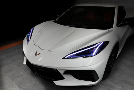 2020-2025 Corvette C8 RGB+A Headlight DRL Upgrade Kit w/  ColorSHIFT BC1 Controller - View 4 | Dirty Garage