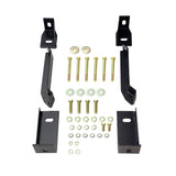2001-2014 GM 1500/HD CC E-Series 3" Round Black Nerf Step Bars - View 2 | Dirty Garage