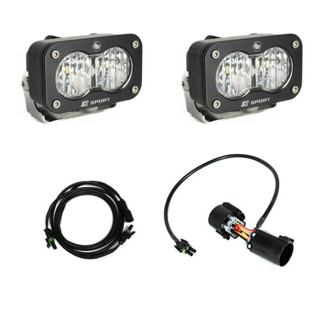 Baja Designs 23-24 Ford F250/F350 Super Duty S2 Sport Dual Reverse Light Kit w/Trailer Hitch Harness | Dirty Garage