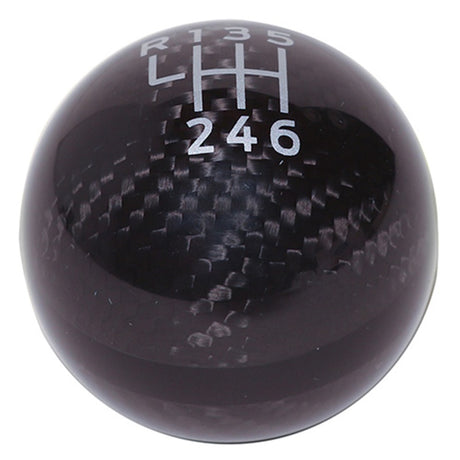 2015-2026 Mustang Carbon Fiber Shift Knob 6 Speed - View 5 | Dirty Garage