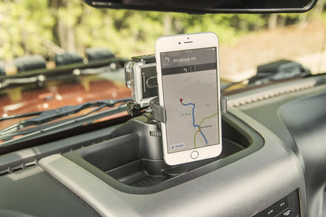 Rugged Ridge Dash Multi-Mount System 11-18 Jeep Wrangler - View 3 | Dirty Garage