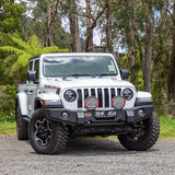 1987-2006 Wrangler YJ/ 1997-2006 Wrangler TJ Multi-fit Winch Bumper - View 3 | Dirty Garage
