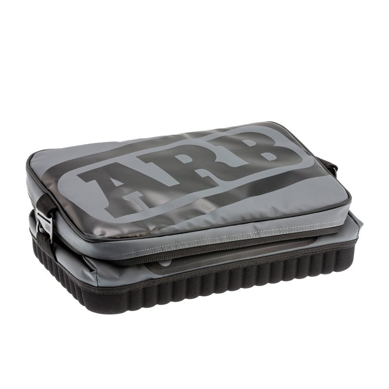 ARB Cooler Bag Charcoal w/ Red Highlights 15in L x 11in W x 9in H Holds 22 Cans - View 5 | Dirty Garage