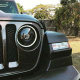 2018-2024 Wrangler JL Oculus Bi-LED Projector Headlights Graphite Metallic 5500K - View 10 | Dirty Garage