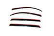 2007-2018 Tundra Crewmax Ventvisor Front and Rear Window Deflectors Smoke 4-Piece | Dirty Garage