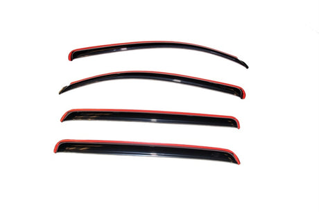 2007-2018 Tundra Crewmax Ventvisor Front and Rear Window Deflectors Smoke 4-Piece | Dirty Garage