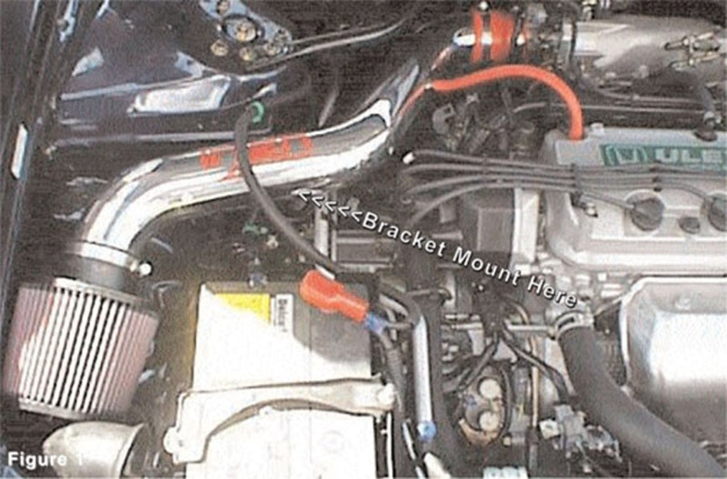 1998-2002 Accord L4 2.3L Black IS Short Ram Cold Air Intake - View 4 | Dirty Garage