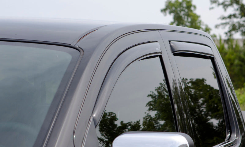 2009-2014 F-150 Supercrew Front Rear Ventvisor In-Channel Window Deflectors Smoke 4-Piece - View 3 | Dirty Garage