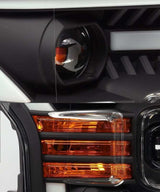 2015-2017 F-150 Luxx-Series LED Projector Headlights Plank Style Black Activation Light DRL - View 2 | Dirty Garage